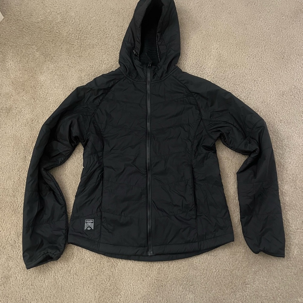 Oiselle Black Wazzoah Parka Size Small